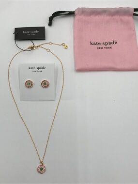 BNWT Kate Spade Evil Eye Necklace & Earrings